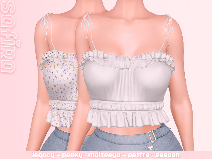 .Safira. Riana Top White