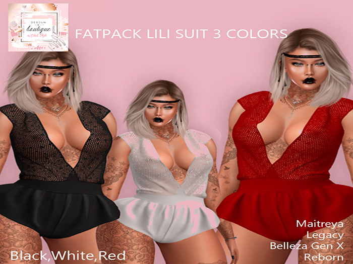 "n'Click Style"FATPACK 3 Colors LILI SUIT 