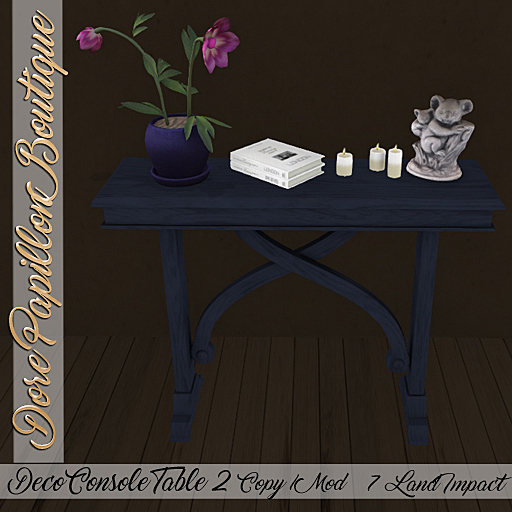 DPB Deco Console Table 2 - Koala 2 Statue (navy)7LI