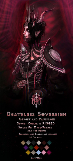 /Vae Victis\ - "Deathless Sovereign" - Gorget x Pauldrons