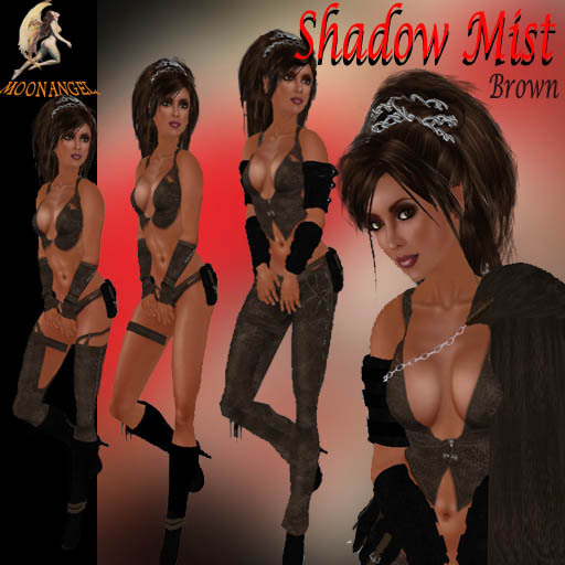 MA* Shadow Mist Brown Fantasy and/or Medieval Leathers