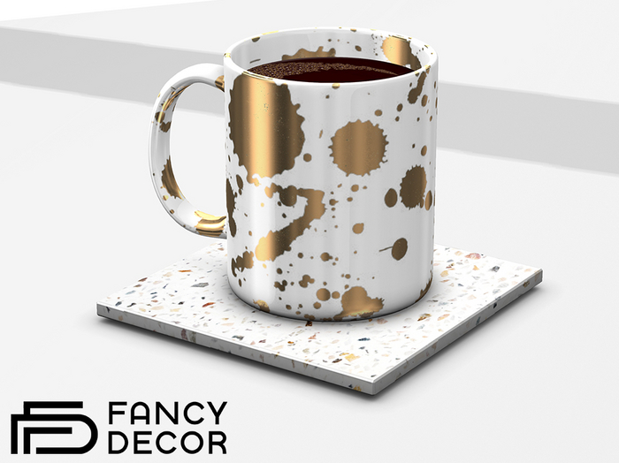 Fancy Decor: Lyon Mug & Coaster