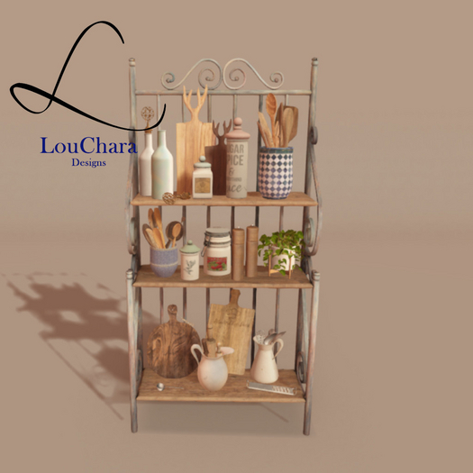 LouChara Bakers Rack 