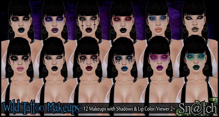 :::Sn@tch Wild Tattoo Layer Makeups:::