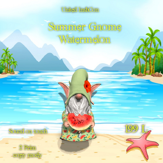 *UI* Summer Gnome Watermelon v