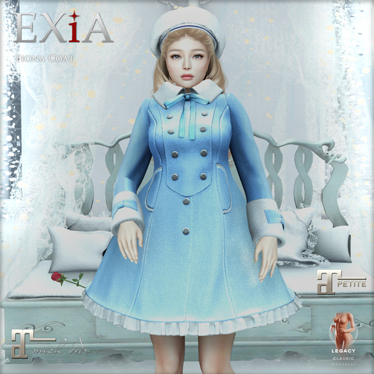* EXiA * Fiona Coat Blue