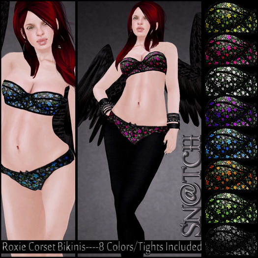 :::Sn@tch Roxie Corset Bikinis:::