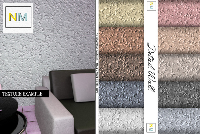 Detail Wall Builders Kit 10 Seamless Textures NM