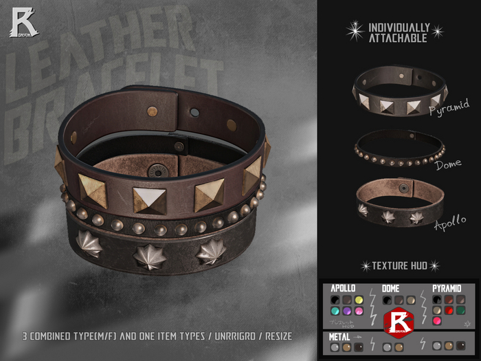 [[RONSEM]] Leather Bracelets