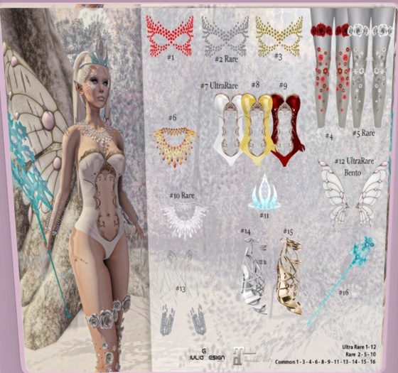 12 WINGS-[GIULIADESIGN] -Ice Princess-ULTRA RARE