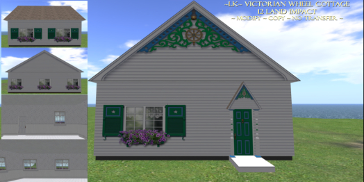 ~LK~ Victorian Wheel Cottage - boxed