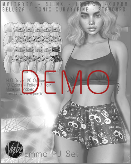 Vybe : Emma PJ Set : Demo