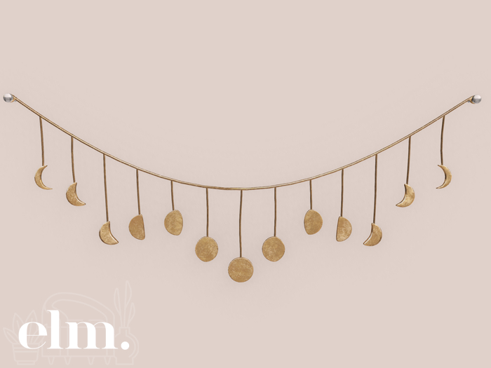 Elm. Aries Moon Decor [Gold]