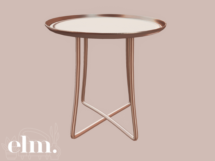 Elm. Star Gazer Side Table [Copper]