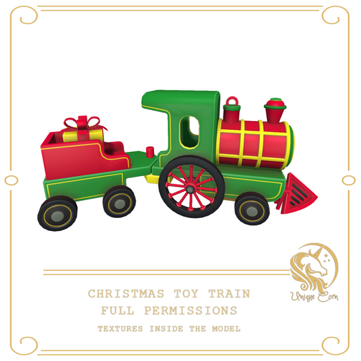 Full Perm Christmas Toy Train