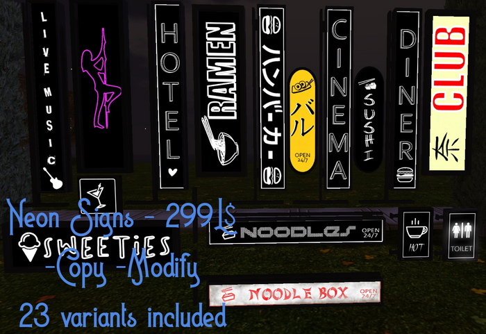Light up Signs