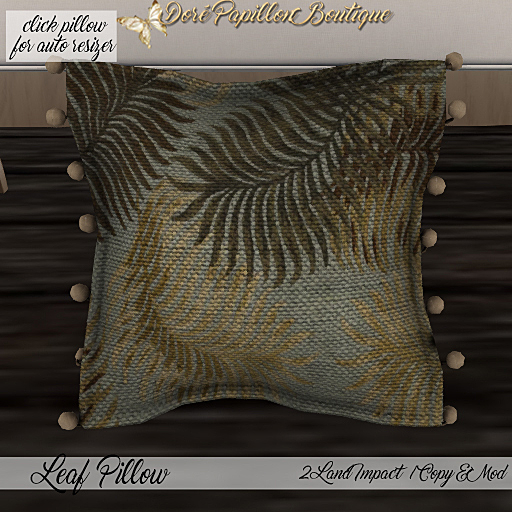 DPB Leaf Pillow - No 1
