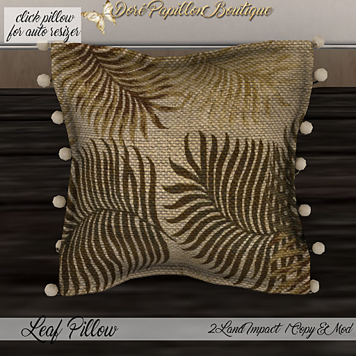 DPB Leaf Pillow - No 2