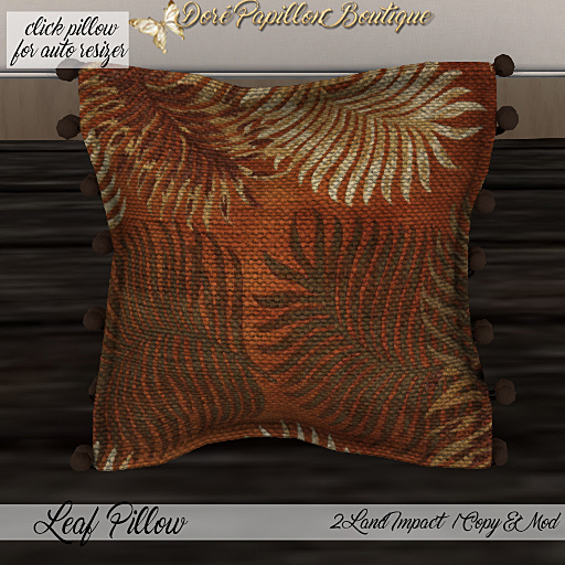 DPB Leaf Pillow - No 3