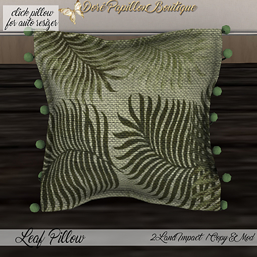 DPB Leaf Pillow - No 4