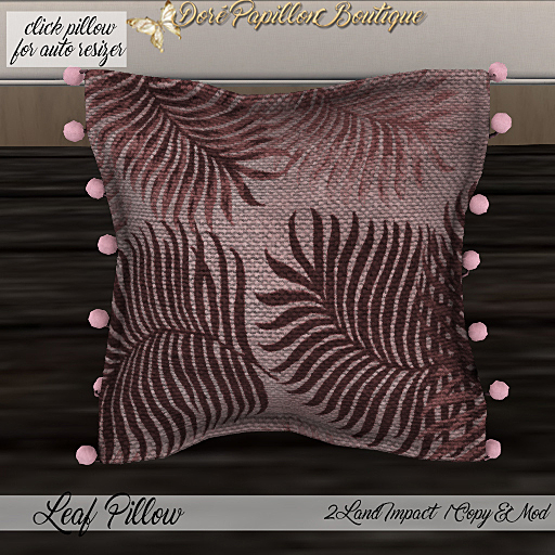 DPB Leaf Pillow - No 6
