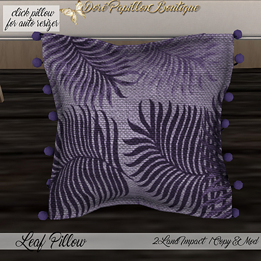 DPB Leaf Pillow - No 7