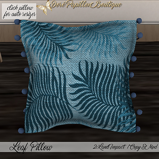 DPB Leaf Pillow - No 8