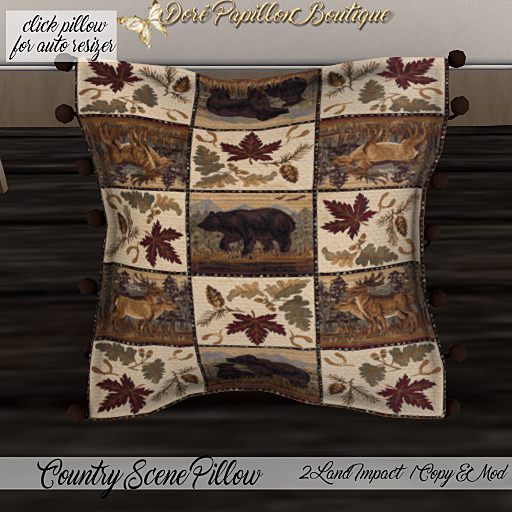DPB Country Scene Pillow - No 1