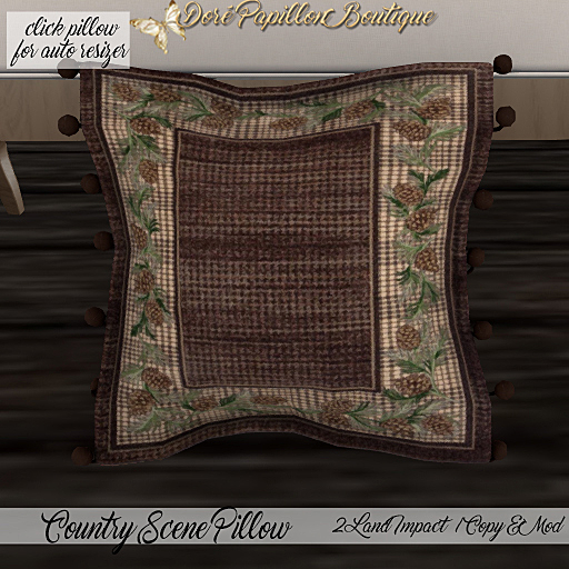 DPB Country Scene Pillow - No 2