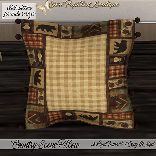 DPB Country Scene Pillow - No 4