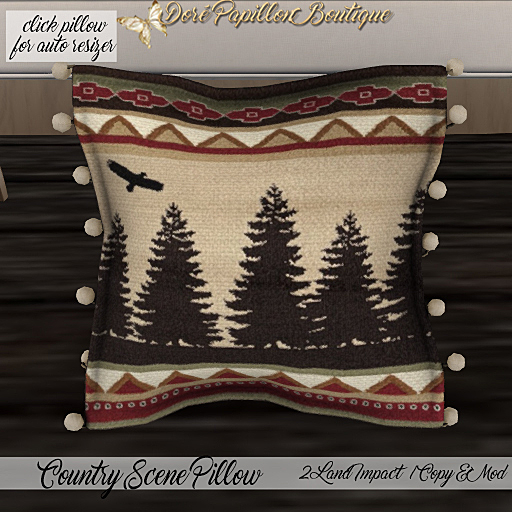 DPB Country Scene Pillow - No 6