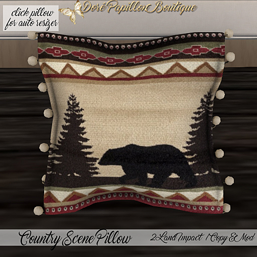DPB Country Scene Pillow - No 7