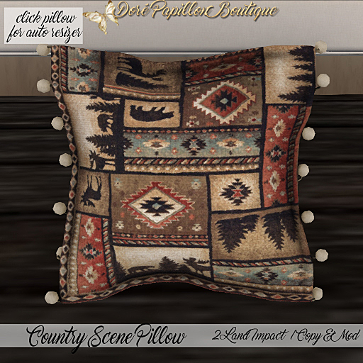 DPB Country Scene Pillow - No 8