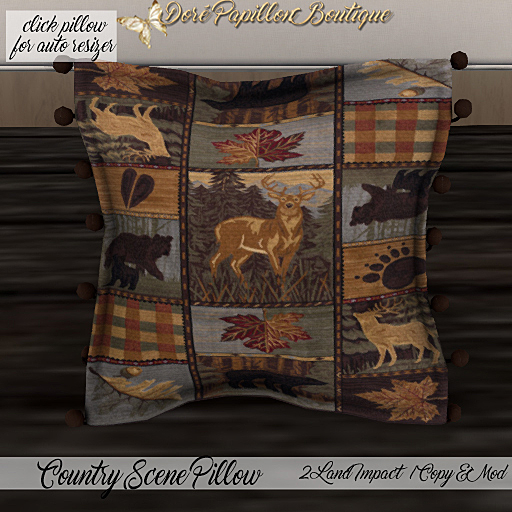 DPB Country Scene Pillow - No 9