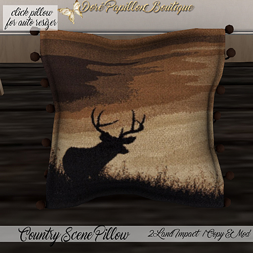 DPB Country Scene Pillow - No 10