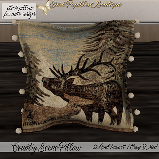 DPB Country Scene Pillow - No 11