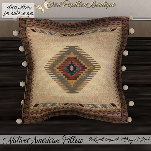 DPB Native American Pillow - No 8