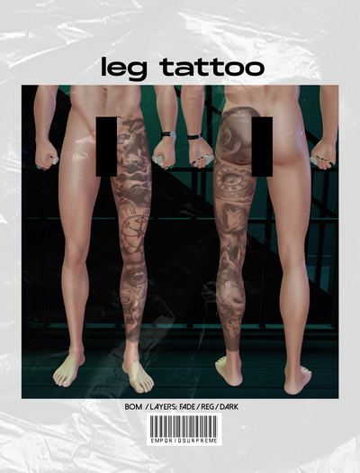 [ES] Leg Tattoo ZEUS