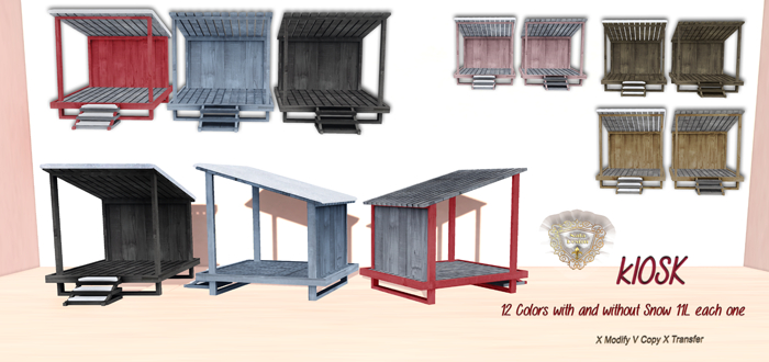 Nala Design - Kiosk / Booth With and Without Snow