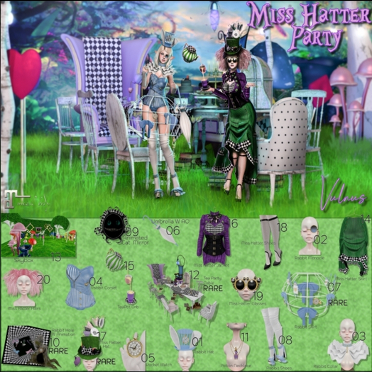 07 - RARE - Miss Hatter - Rabbit Skirt