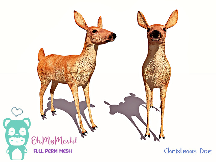 OhMyMesh! Christmas Doe - Full Perm Mesh