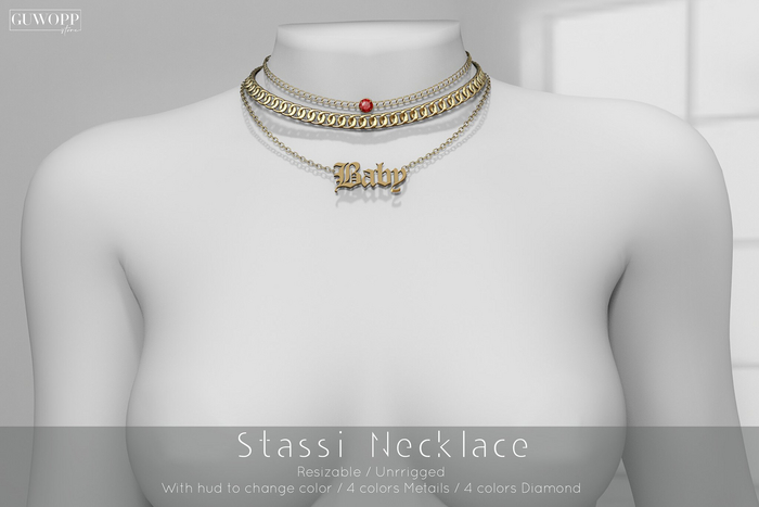Guwopp - Stassi Necklace Rose