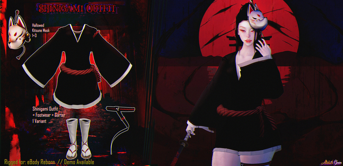 { Atelier Ymir } Shinigami Outfit COMPLETE SET