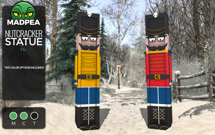 MadPea Nutcracker Statue