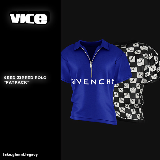 VICE. Keed Zipped Polo "Fatpack"