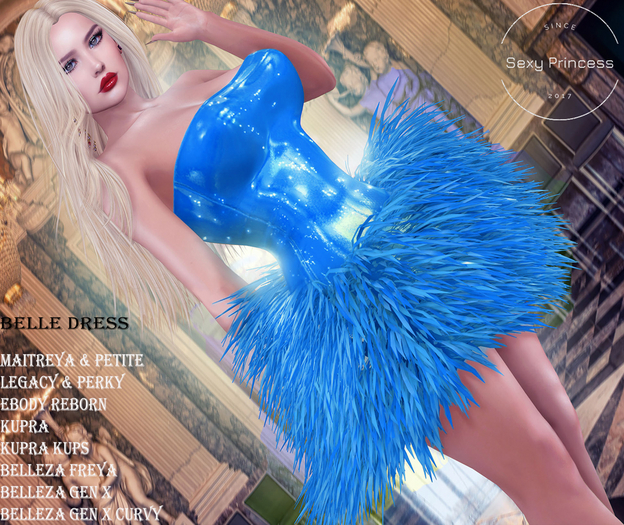 [Sexy Princess] Belle Dress Blue 