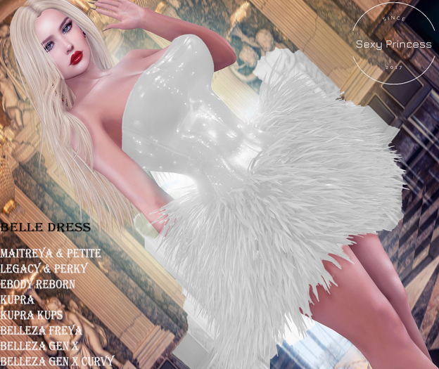 [Sexy Princess] Belle Dress White 