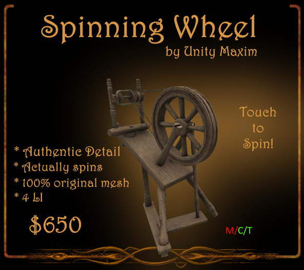 Spinning Wheel Crate