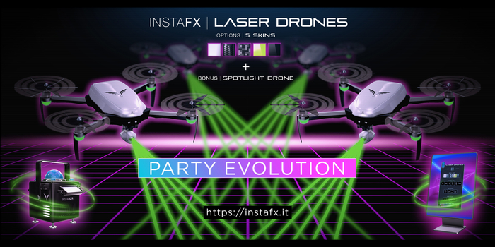 InstaFX / Laser Drones (Stand-alone)