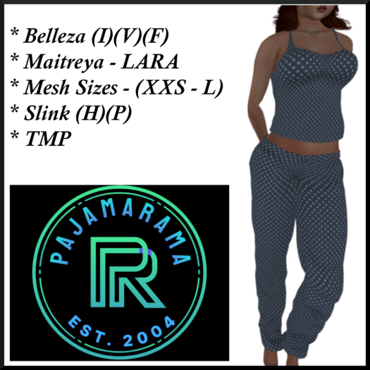 PAJAMARAMA - CHRISTMAS (P1) POLKADOTBLUE BAG